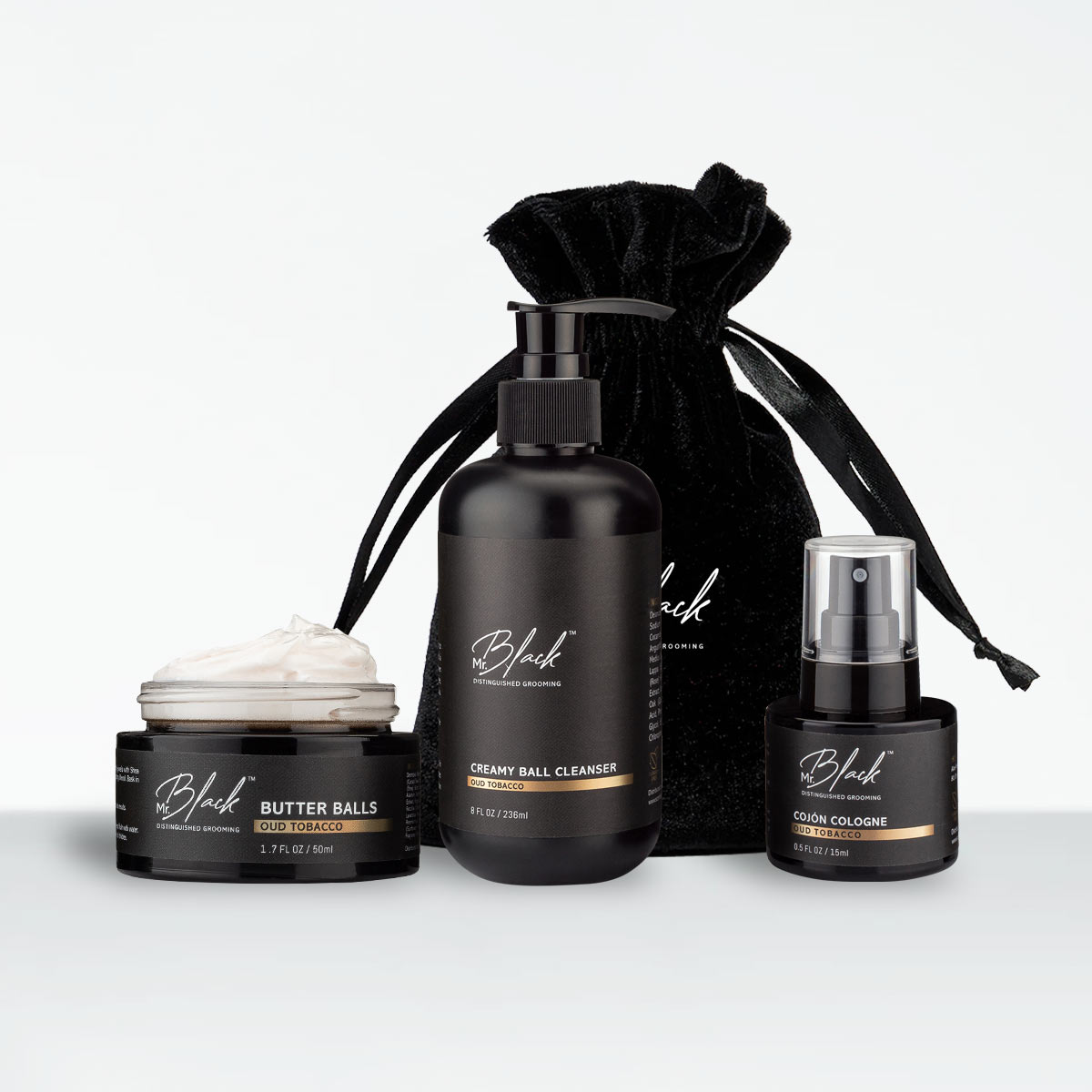 Collection Of Mr. Black Grooming Products